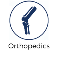 Knee and bone icon for Orthopedics Clinical Research Studies