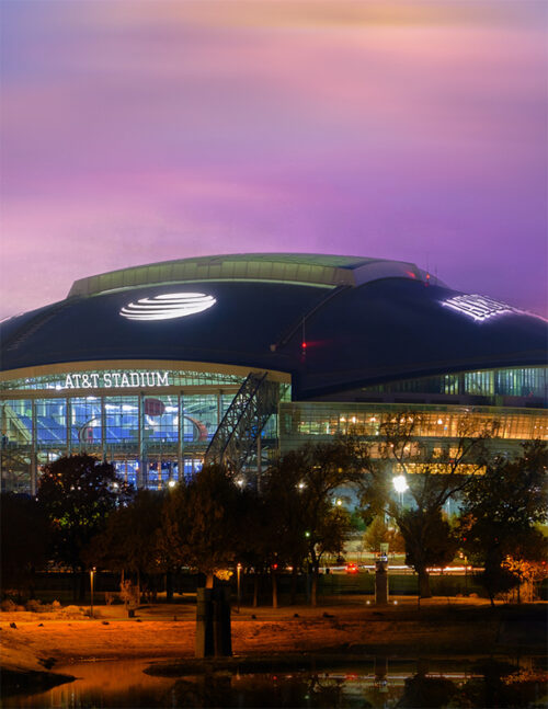 Imagen del estadio AT&T de Arlington, Texas