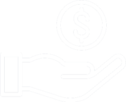 Hand and Coin icon representing compensation for trial participation